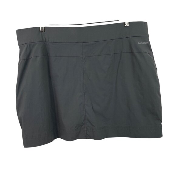 Columbia Womens Pull On Gray Skort Womens Size 2X Pockets - Picture 2 of 9